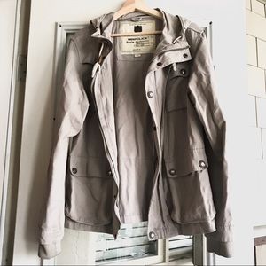 Grey Lightweight Utility Jacket